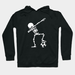 Dab dabbing skeleton football (soccer) Hoodie